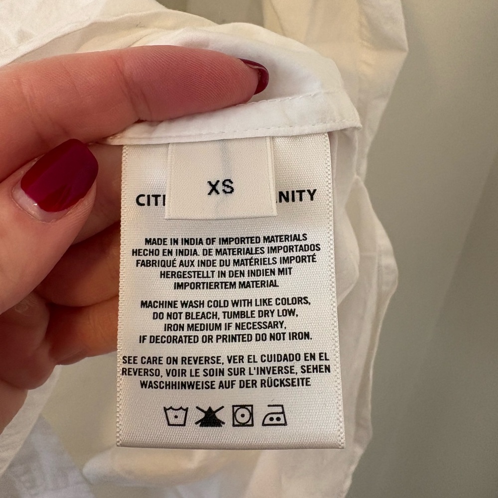 Citizens Of Humanity White Button-Down Shirt - Picture 7 of 8